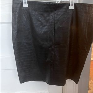 Vince Camuto vegan leather skirt